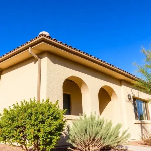 Home exterior maintained for desert climate in Phoenix AZ.