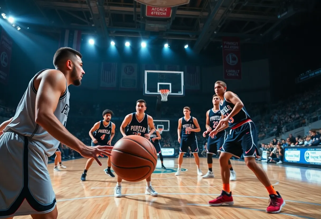 Lakers basketball team strategizing