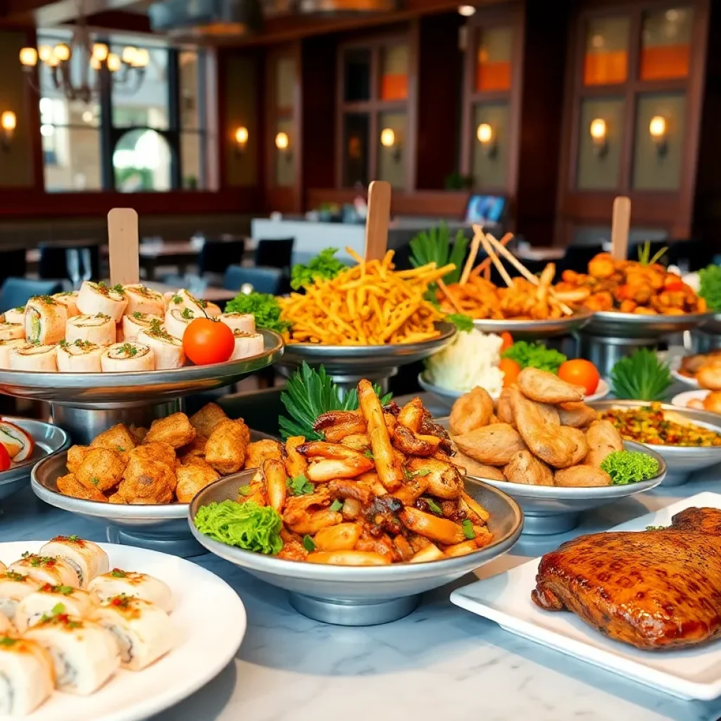 Buffet spread at Lin's Grand Buffet in Phoenix