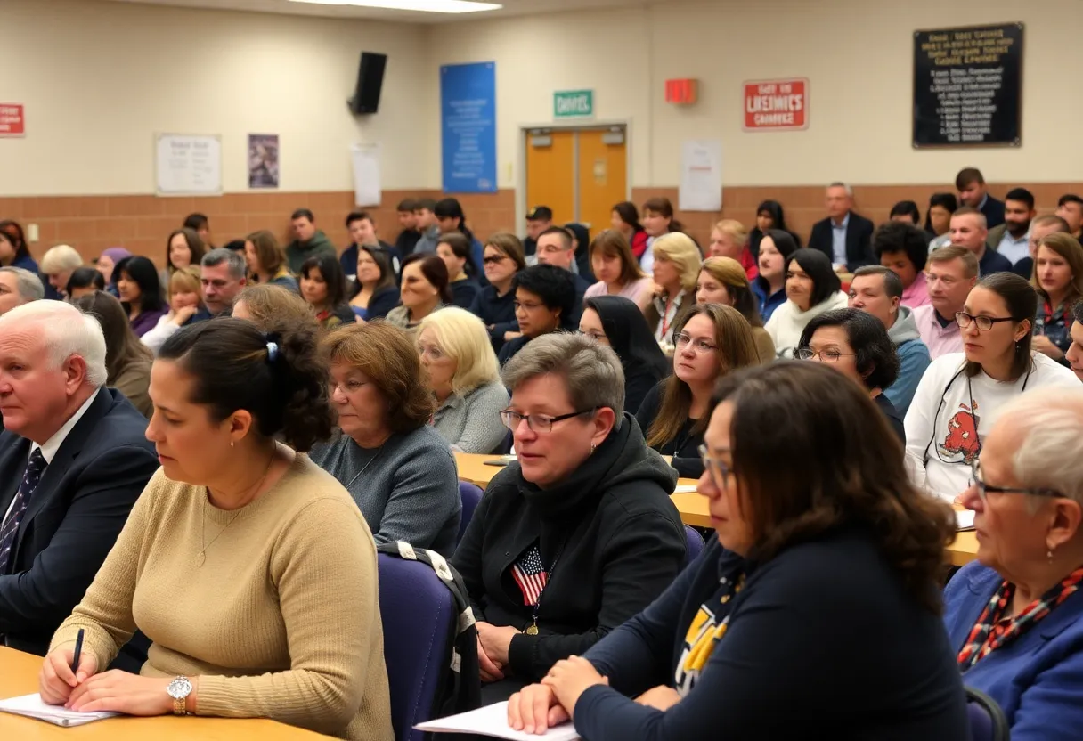 Philadelphia School Board meeting discussing transportation and education issues