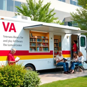 Phoenix Bookmobile service for veterans at VA Medical Center