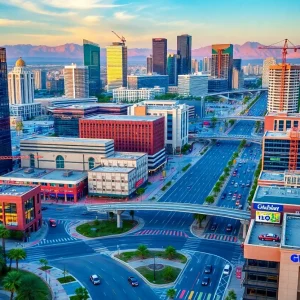 Cityscape of Phoenix, Arizona, highlighting economic growth
