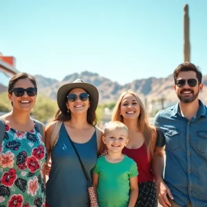 Families enjoying activities in Phoenix's family-friendly attractions