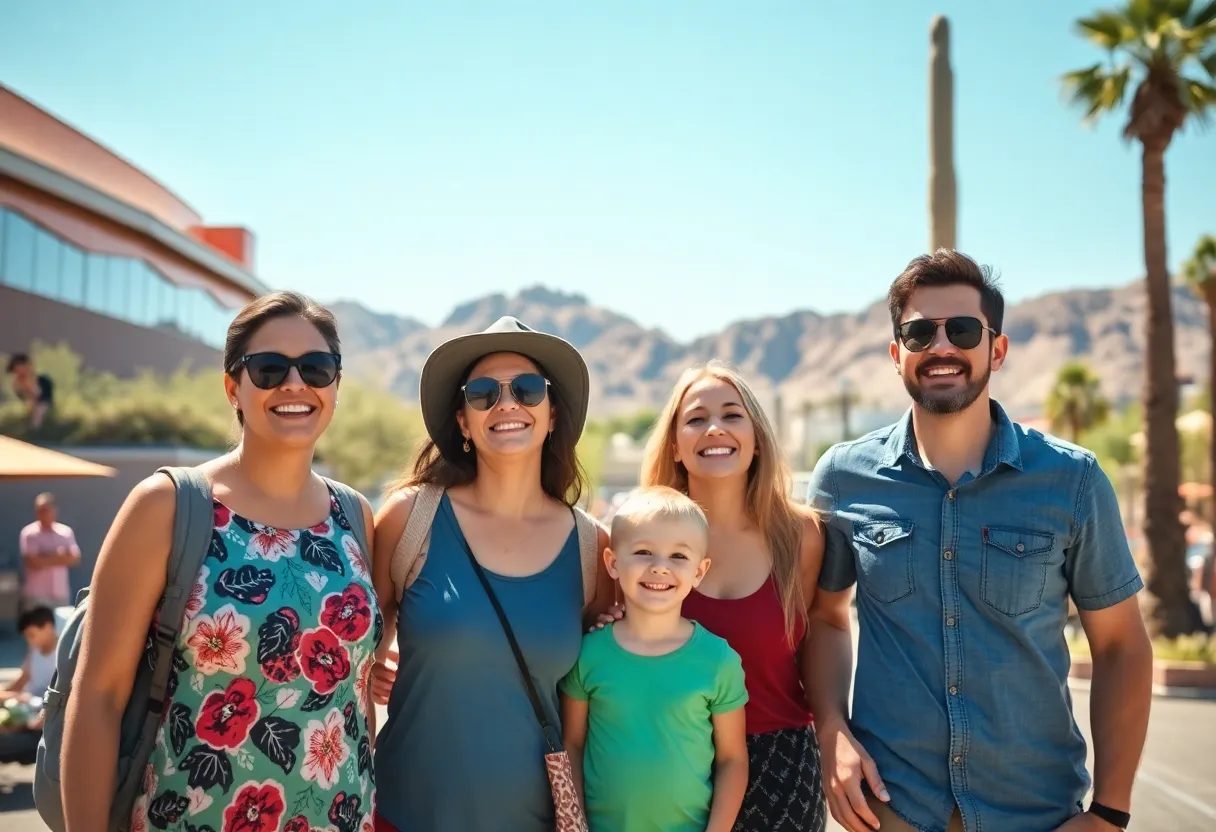 Families enjoying activities in Phoenix's family-friendly attractions