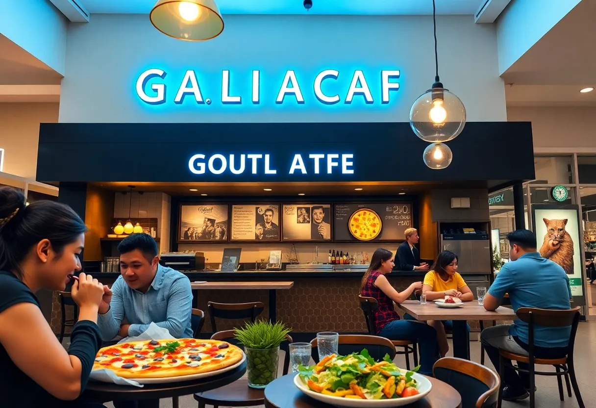 Interior of Pickleman’s Gourmet Café with vibrant dishes