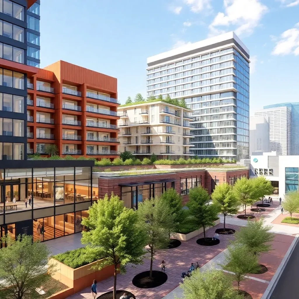 Conceptual design of the Regency Garage redevelopment in Phoenix