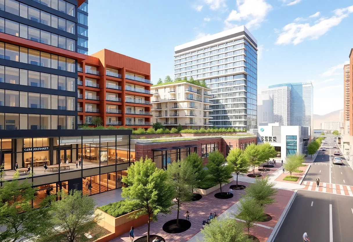 Conceptual design of the Regency Garage redevelopment in Phoenix