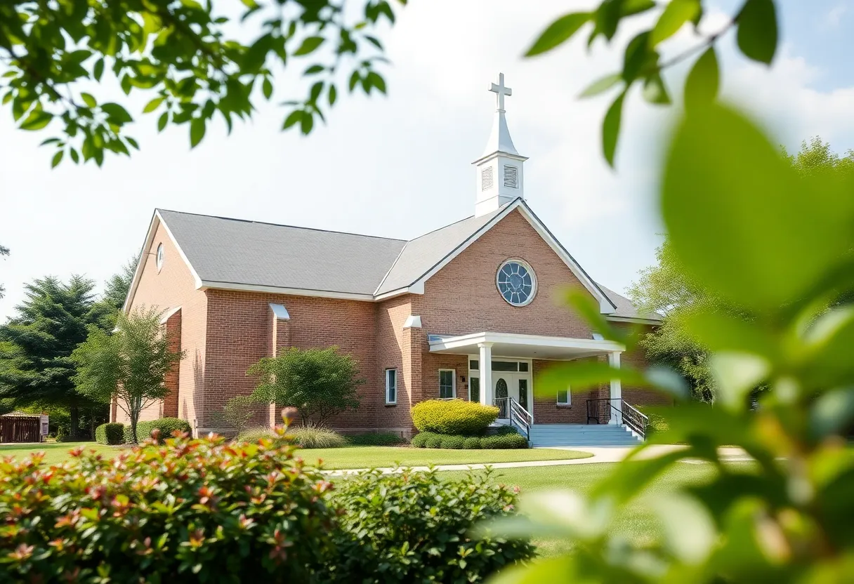 Exterior view of Riverside Baptist Church in Phoenix, Arizona