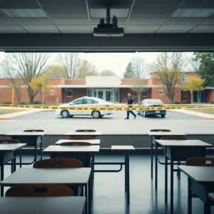 Empty classroom amid rising school safety concerns