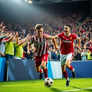Fans celebrating the transfer of a soccer star to a new team