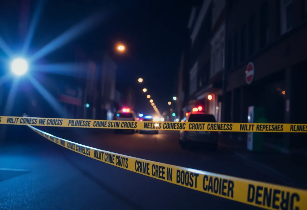 Law enforcement at a crime scene in Phoenix