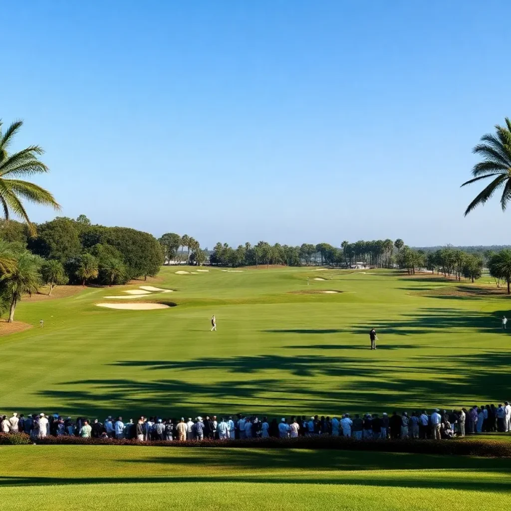 View of the Blue Monster golf course at Trump National Doral