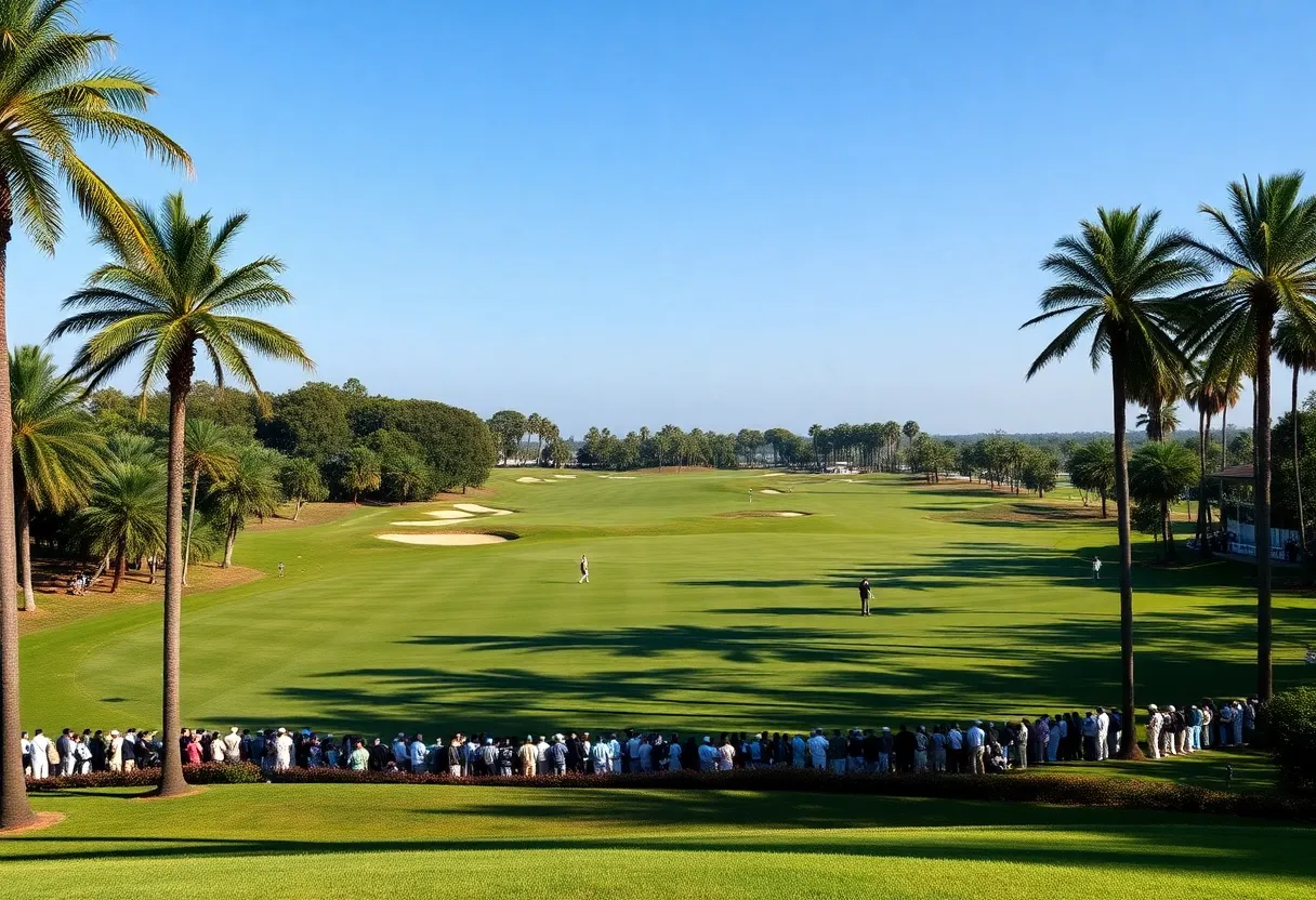View of the Blue Monster golf course at Trump National Doral