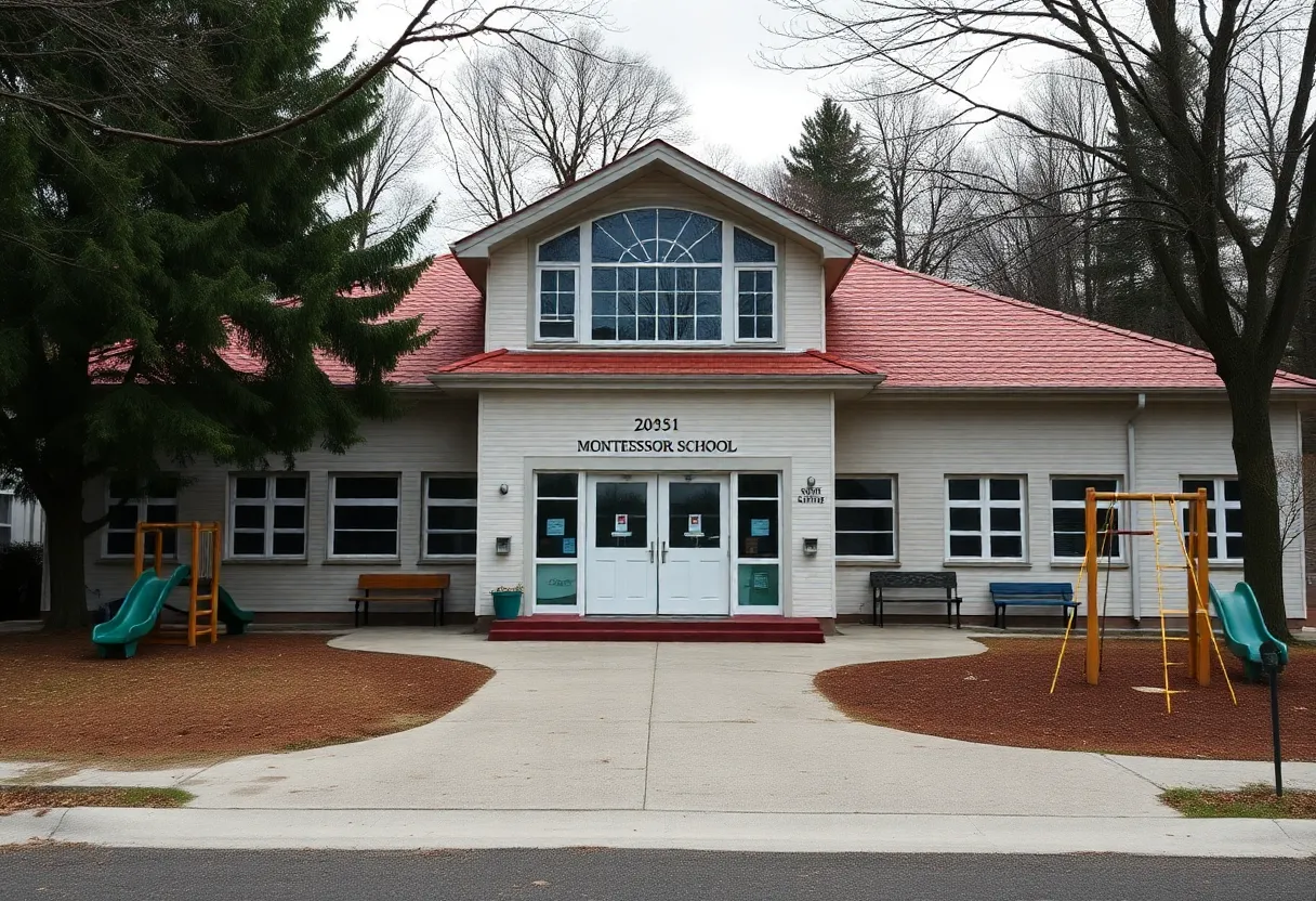 Exterior of Westabou Montessori School, now closed