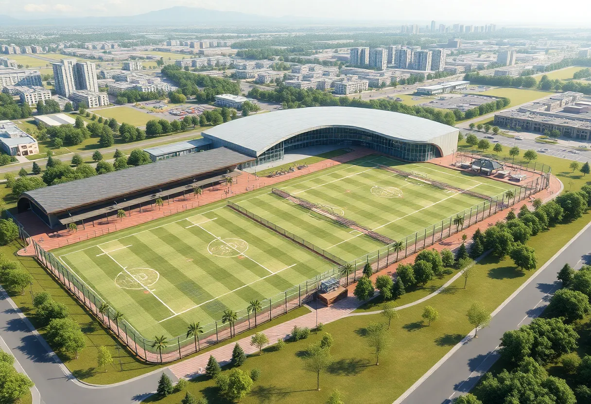 Concept design of the Arizona Cardinals new training facility