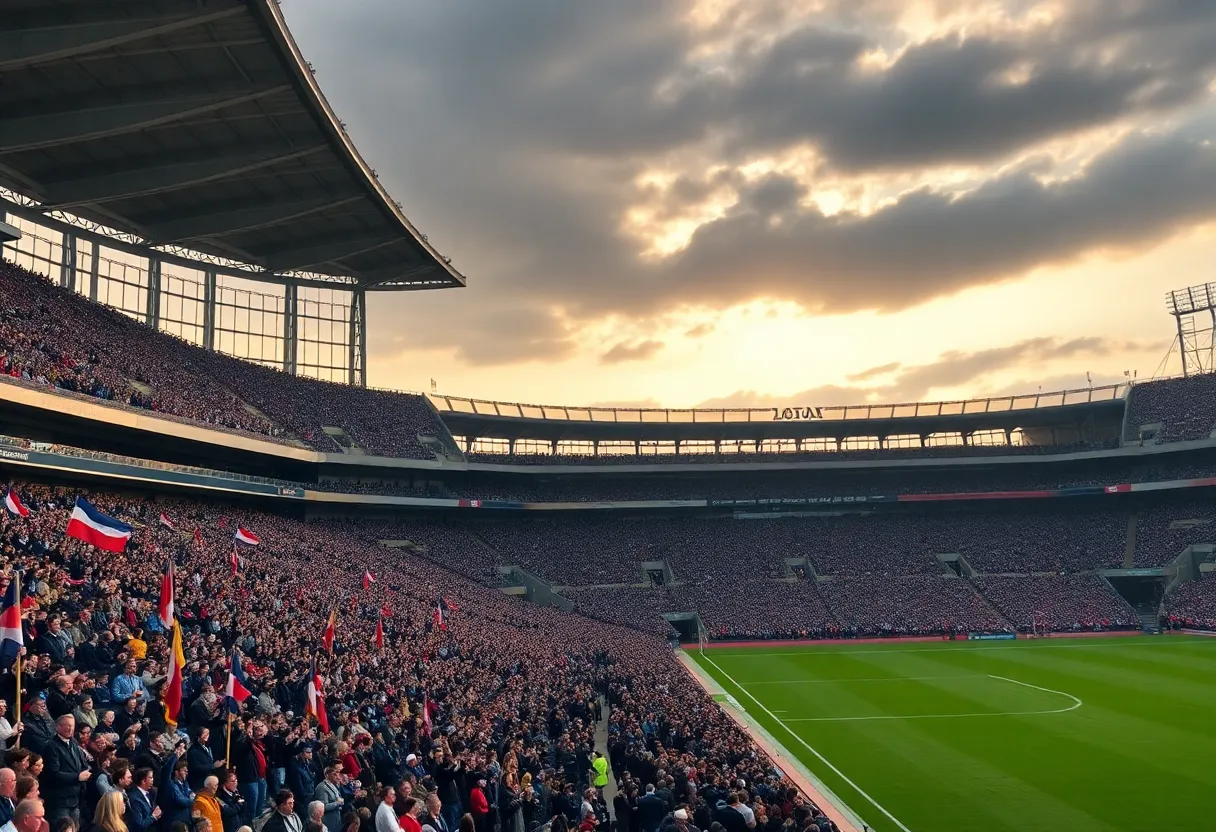 Memorial service at State Farm Stadium in Arizona honoring Charlie Kirk.