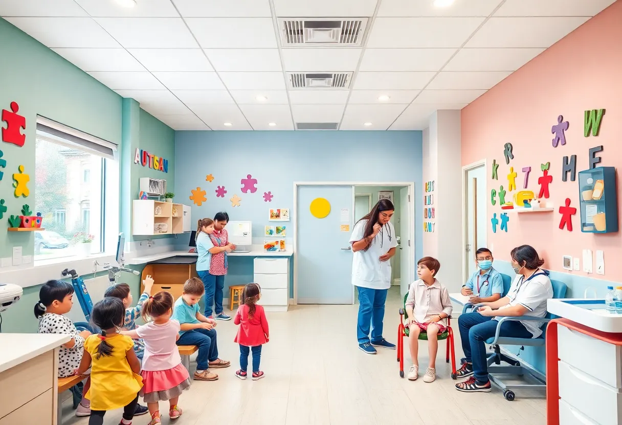Interior view of the Autism Spectrum Wellness Center designed for individuals with autism