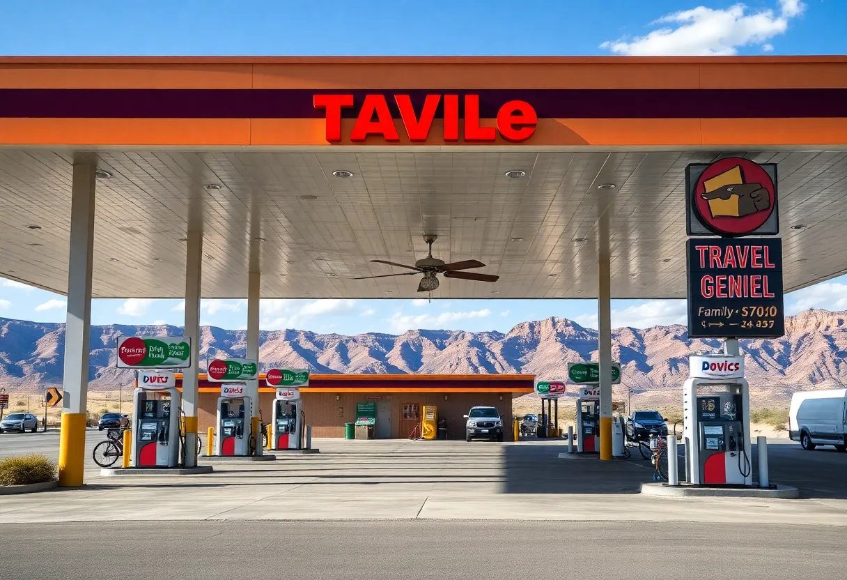 A view of the new Buc-ee's travel center construction site in Utah