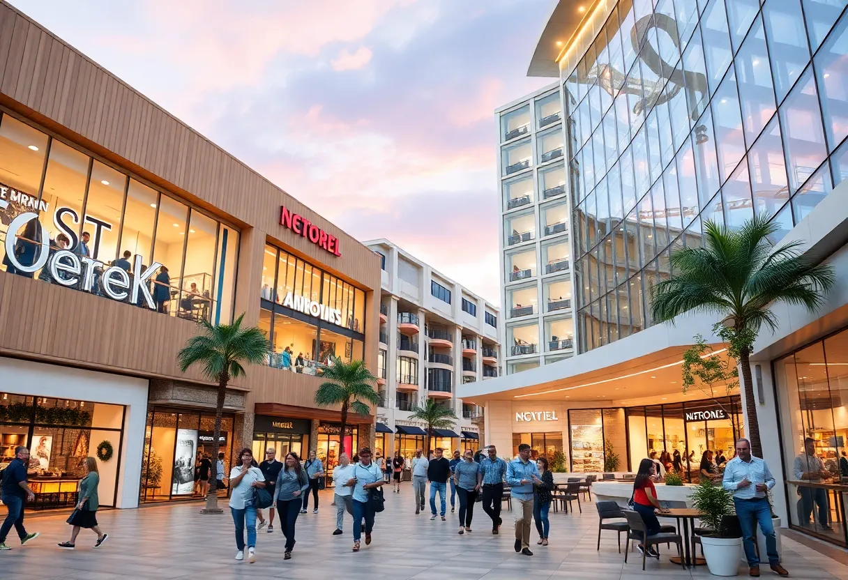 Newly developed retail space at Canyon Trails Towne Center