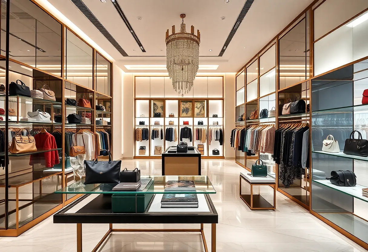 Interior view of Hermès store in Scottsdale Fashion Square