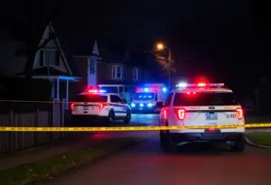 Police investigating a home invasion scene in Phoenix