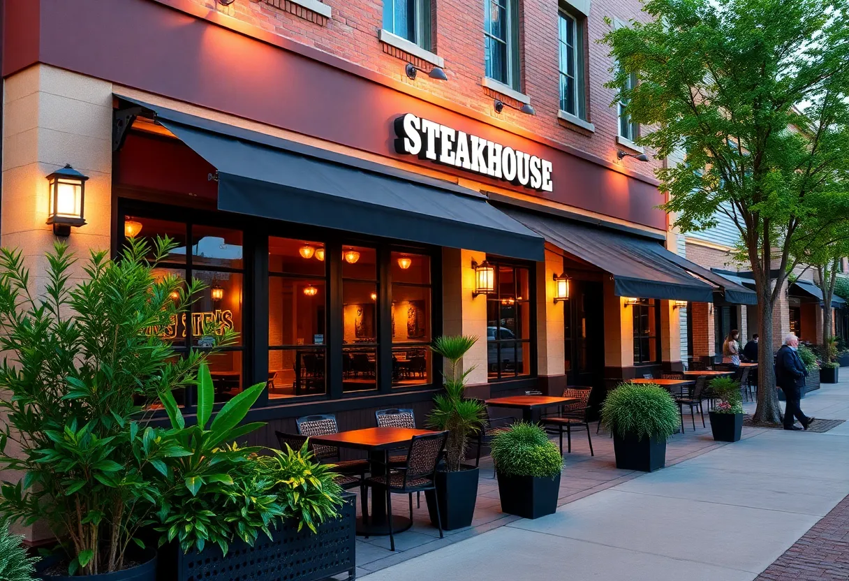 Exterior view of J. Alexander's Steakhouse in Chandler, Arizona