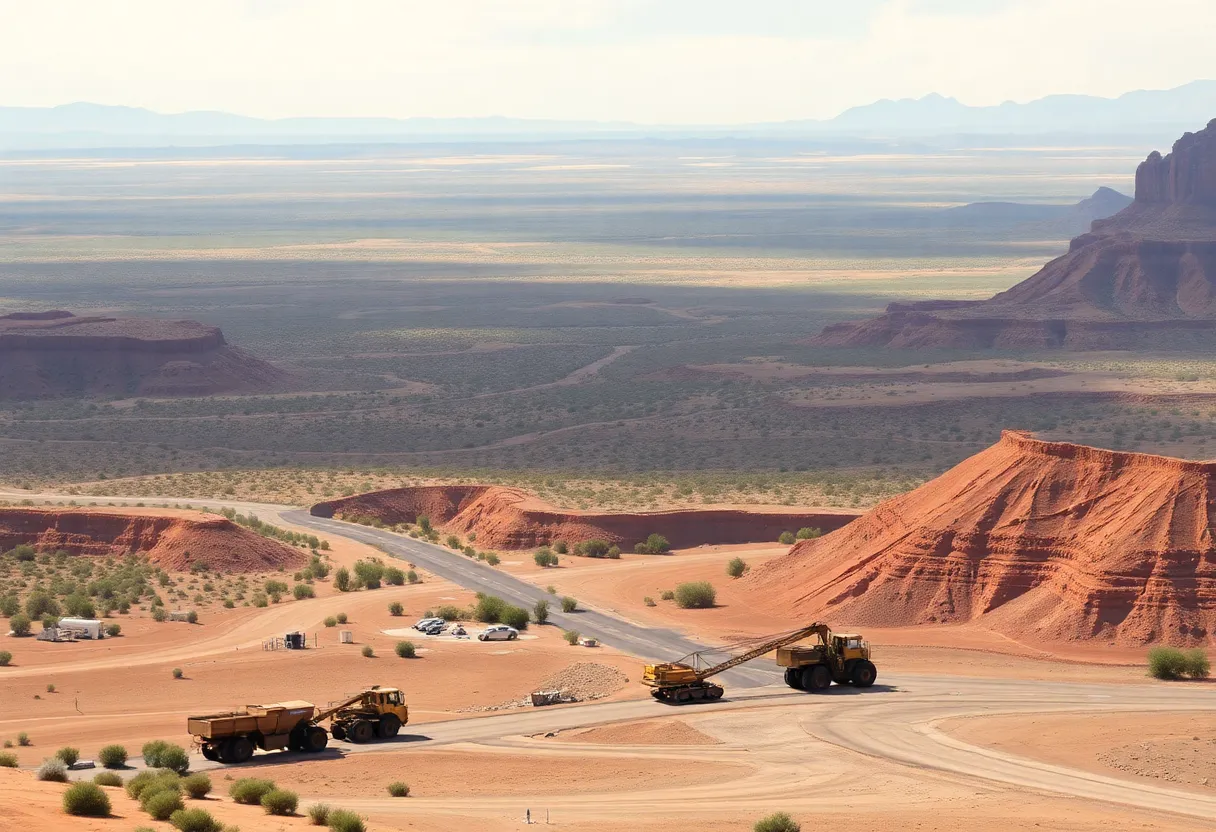 Scenic view of Oak Flat, highlighting its cultural significance.