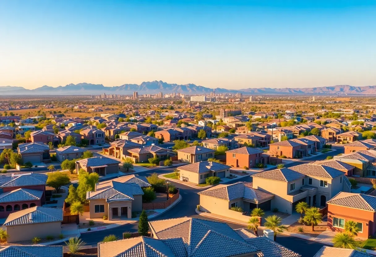 Suburban affordable housing in Phoenix, Arizona