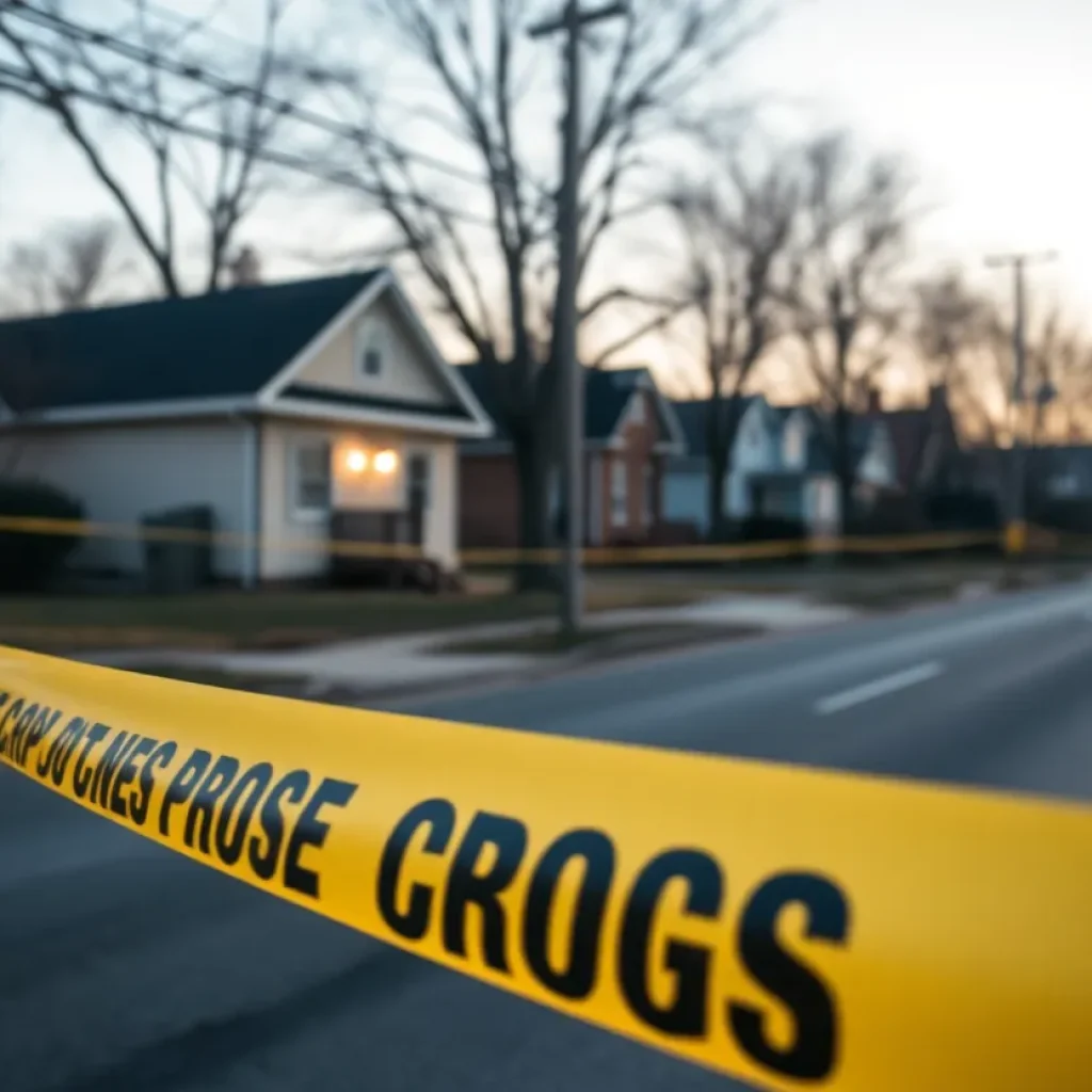 Phoenix police investigating a crime scene