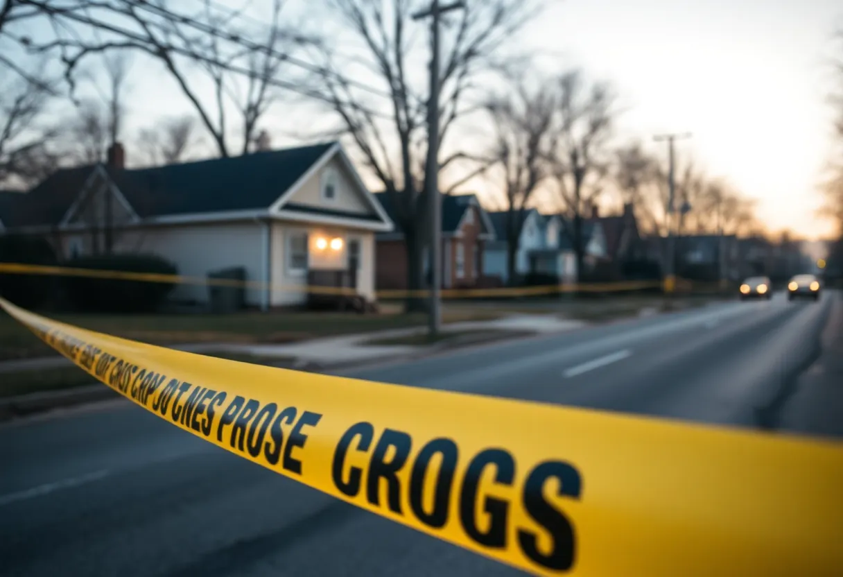 Phoenix police investigating a crime scene