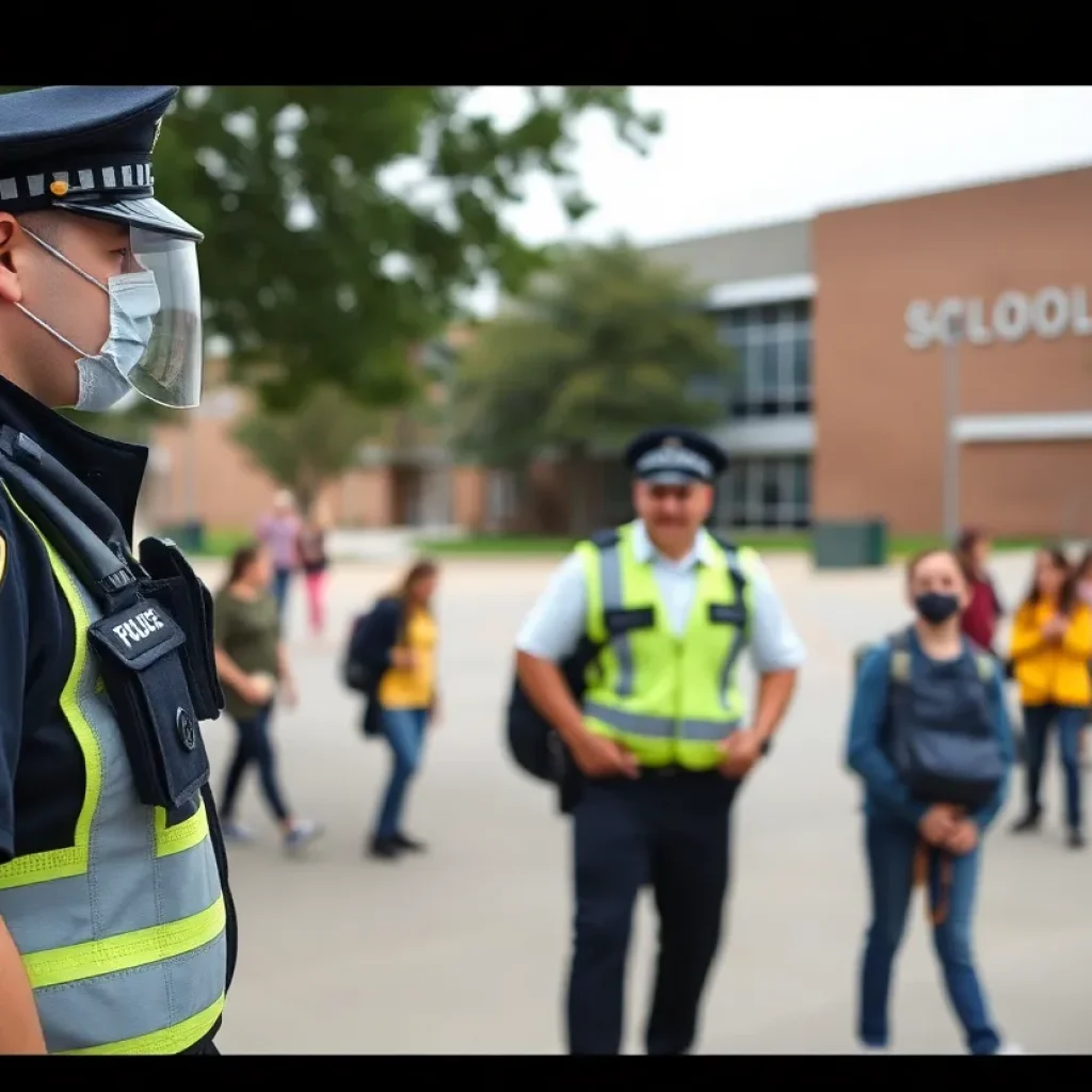 Arizona school with police officer ensuring safety