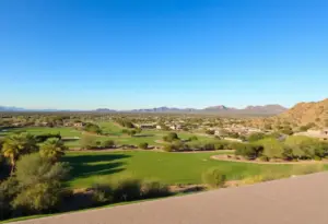 Scenic golf course in Scottsdale, Arizona