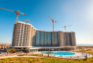 Construction site of the VAI Resort hotel in Glendale, Arizona