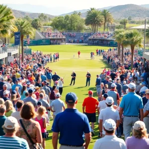Crowd enjoying the WM Phoenix Open at TPC Scottsdale