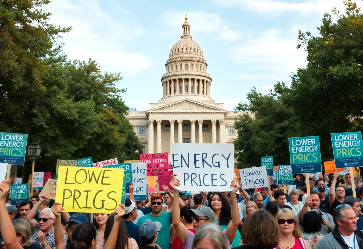 Protestors rallying at Arizona Capitol against APS rate increase