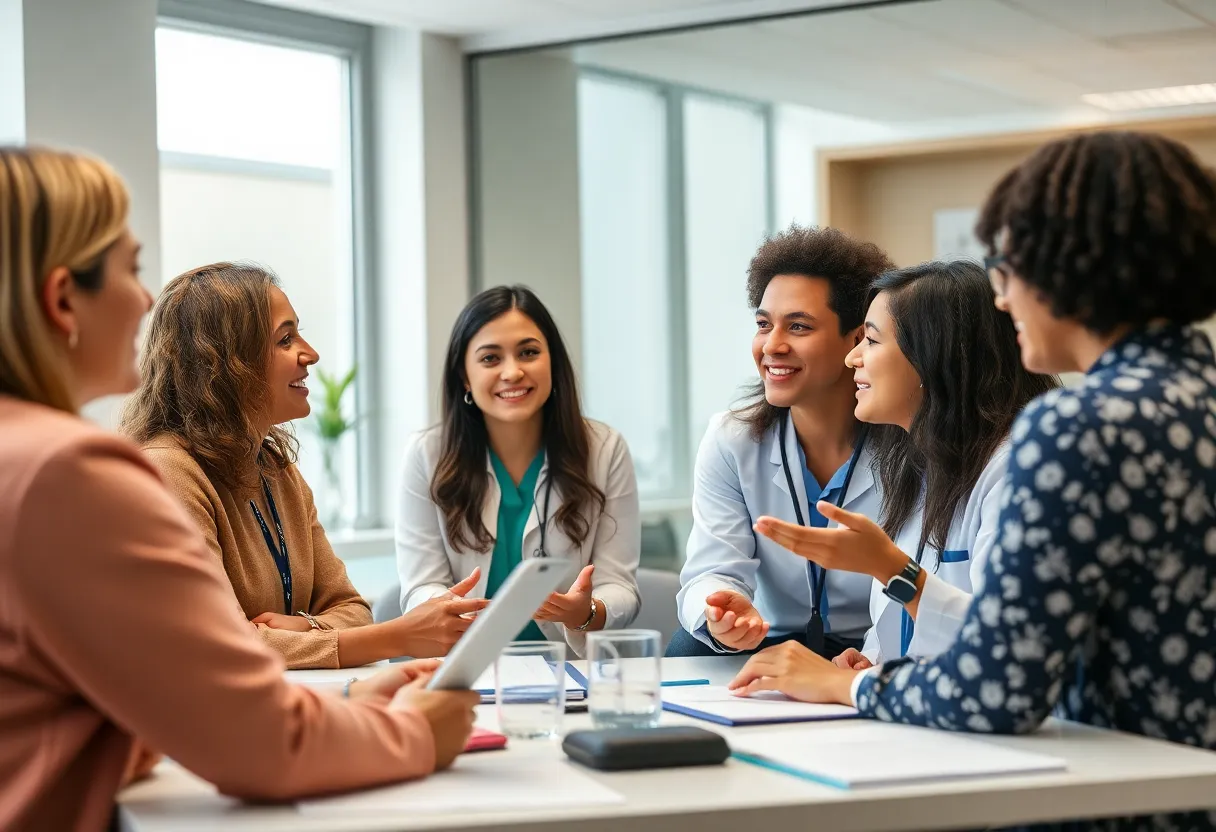 Team collaboration in healthcare leadership