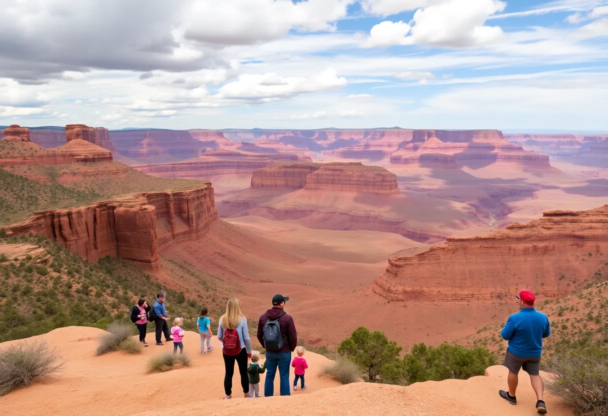 Beautiful Arizona national park landscape affected by government shutdown