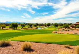 Renovated Encanto Golf Course with drought-resistant grass