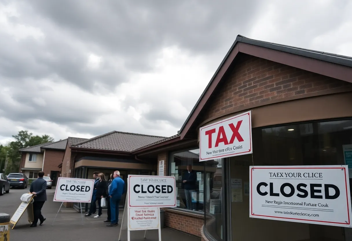 Closed Tax Assistance Center due to IRS furloughs