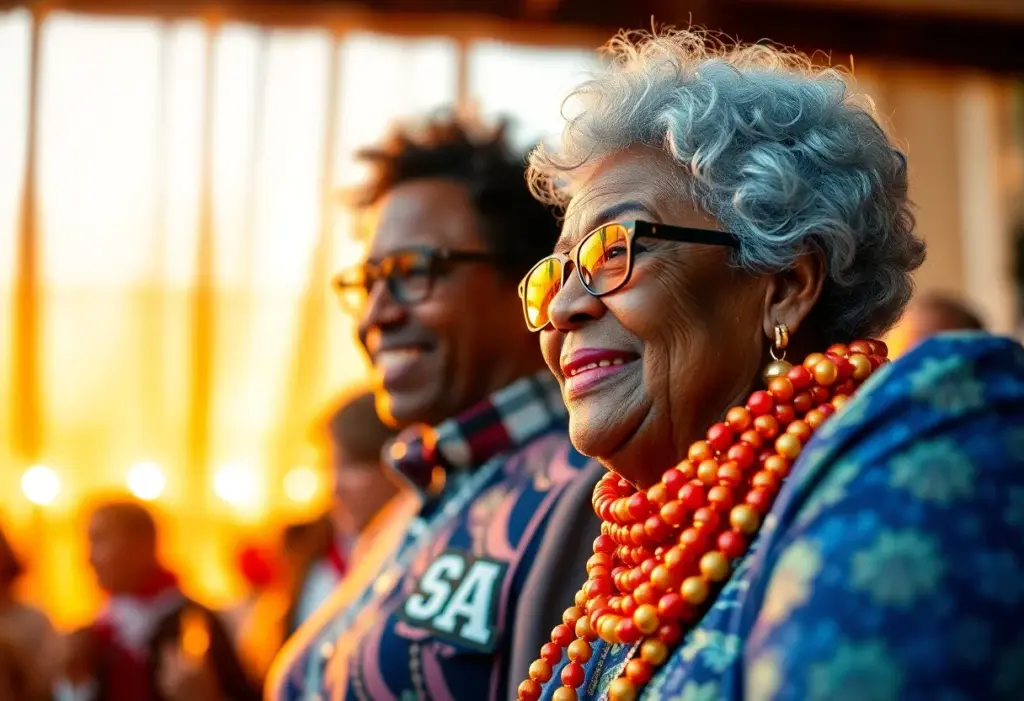 Artistic tribute to community service and education