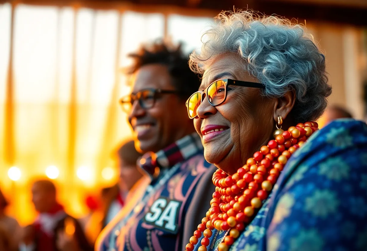 Artistic tribute to community service and education