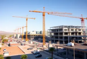 Construction site of West 101 Logistics Center in Phoenix, Arizona