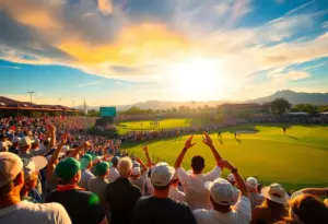 Golf fans enjoying the 2026 WM Phoenix Open at TPC Scottsdale