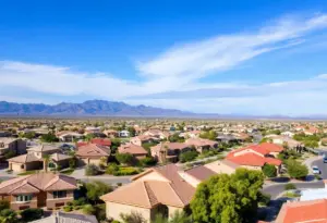 Cityscape of Arizona showcasing homes representing a booming real estate market.