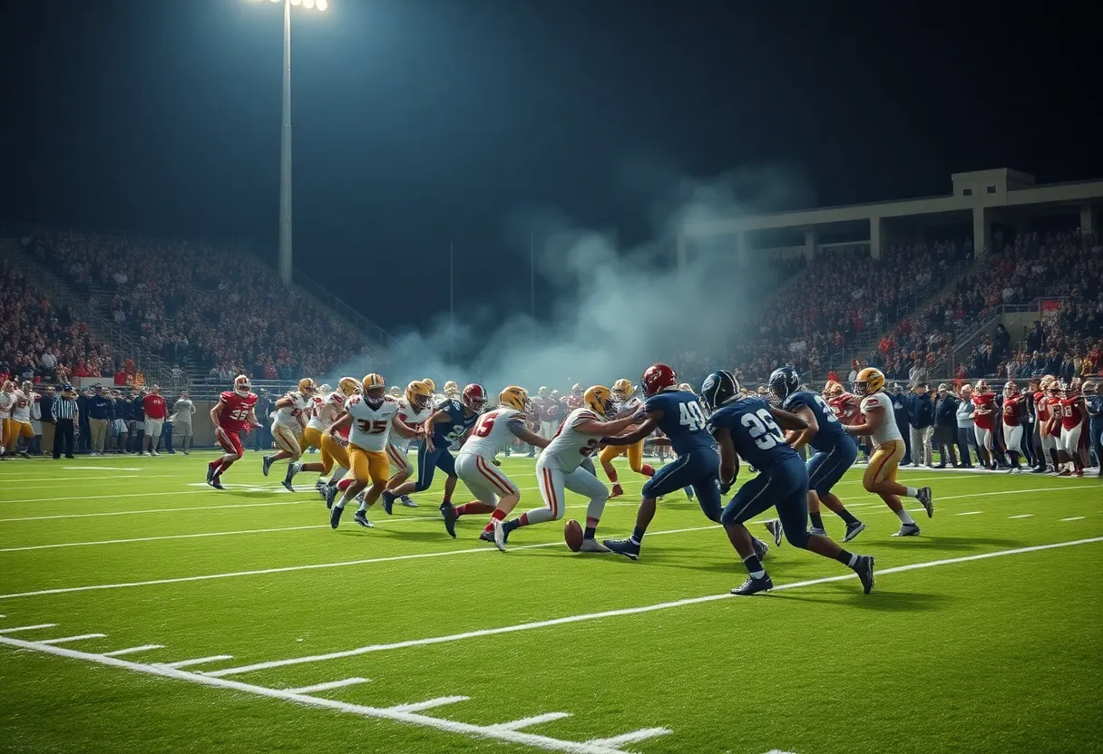 Action from the ASU vs Arizona football game during the Territorial Cup