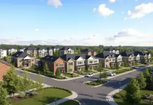 Rendering of a new residential community in Buckeye, Arizona