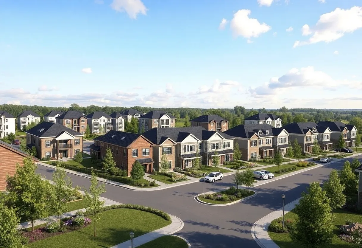 Rendering of a new residential community in Buckeye, Arizona