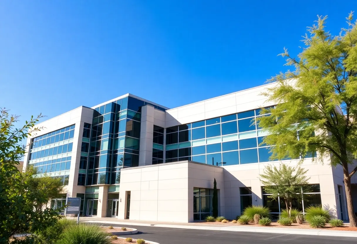 Exterior view of Claim Assist Solutions' new office in Chandler, Arizona