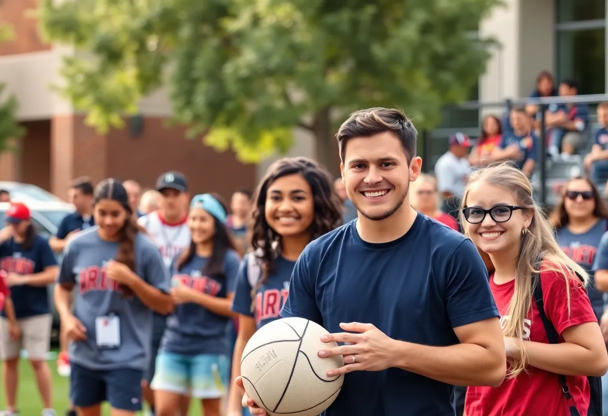 Students participating in club sports at the University of Arizona