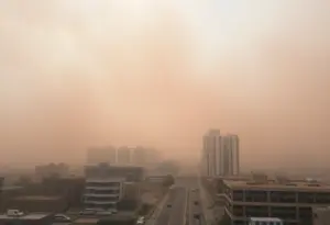 Massive dust storm in Phoenix, Arizona